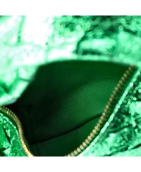 Pre-Owned Bottega Veneta Mini Bv Jodie Hobo Metallic Intrecciato Nappa