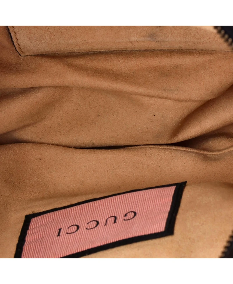 Pre-Owned Gucci Medium Gg Marmont Shoulder Bag GucciGhost Matelasse Leather