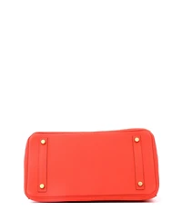 Pre-Owned HERMES Birkin 30 Handbag Orange Togo with Gold Hardware