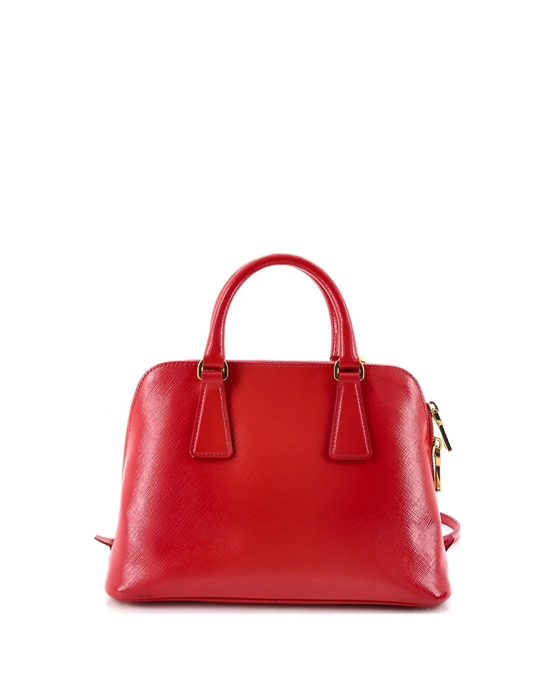 Pre-Owned Prada Small Promenade Bag Vernice Saffiano Leather