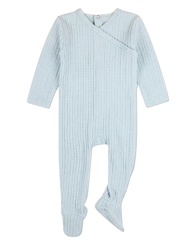 MeMoi Baby Girls Delicate Link Patterned Footie