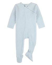 MeMoi Baby Girls Delicate Link Patterned Footie
