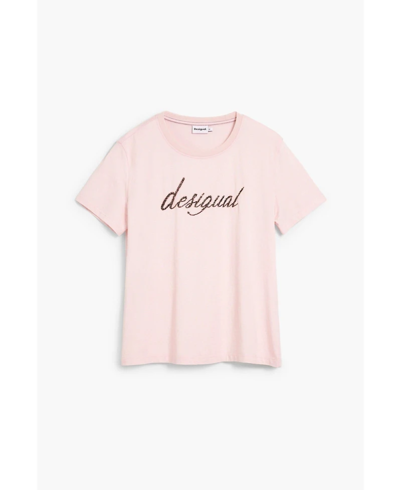 Desigual Women's Embroidered Logo T-Shirt