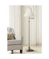 360 Lighting Traditional Swing Arm Floor Lamp Adjustable Height 70" Tall