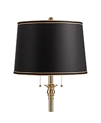 360 Lighting Dyna Traditional 58" Tall Standing Floor Lamp Skinny Pole Pull Chain