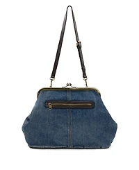 Patricia Nash Serafina Extra-Large Denim Frame Shoulder Handbag