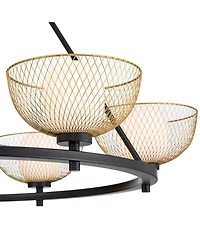 Possini Euro Design Icaron 33 1/2"W 6-Light Large Chandelier