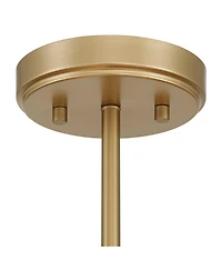 Possini Euro Design Possini Euro Arundo 17 1/2" Wide Warm Brass 3-Light Pendant Light