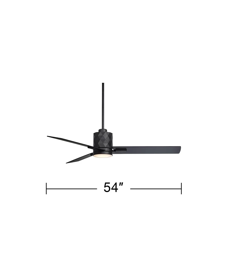 Casa Vieja 54" Lex Led Ceiling Fan with Remote