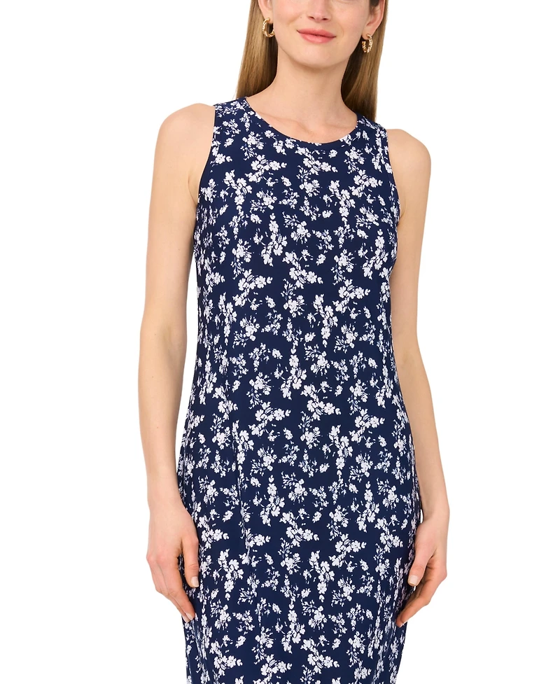 Vince Camuto Women's Sleeveless Crewneck Maxi Dress