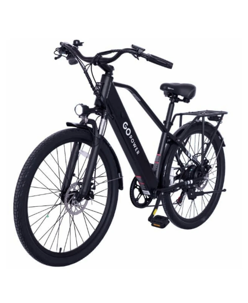 GoPowerBike GoScout Folding Electric Bike 20mph Max Speed & 500W Motor | Gray