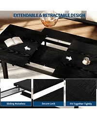 gaomon Extendable 6-8 Person 5-Piece Modern Dining Set