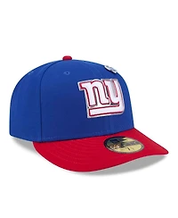 New Era Men's Royal/Red York Giants 2026 Nfl Draft Pre-Curved 59FIFTY Fitted Hat