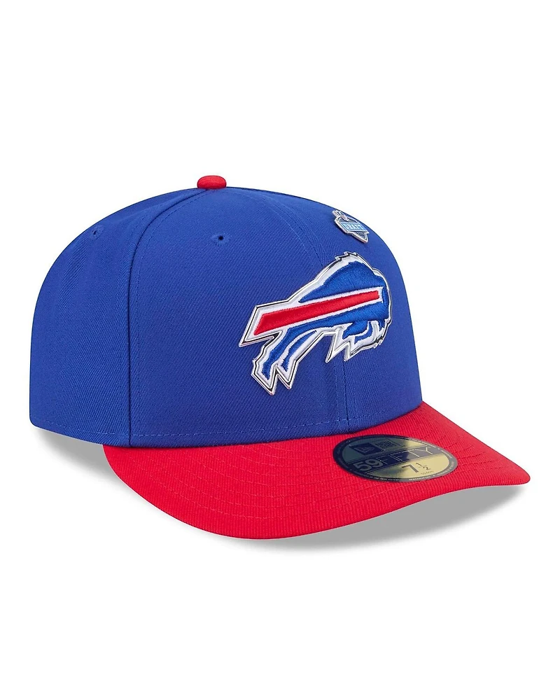 New Era Men's Royal/Red Buffalo Bills 2026 Nfl Draft Pre-Curved 59FIFTY Fitted Hat