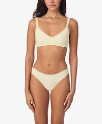 On Gossamer Women's Cabana Cotton Lace-Trim Bralette 010404
