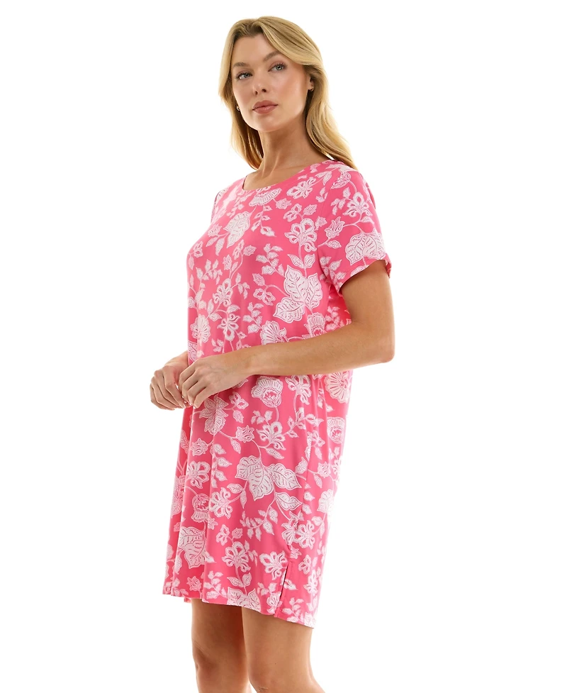 Roudelain Women's Short-Sleeve Sleep Shirt