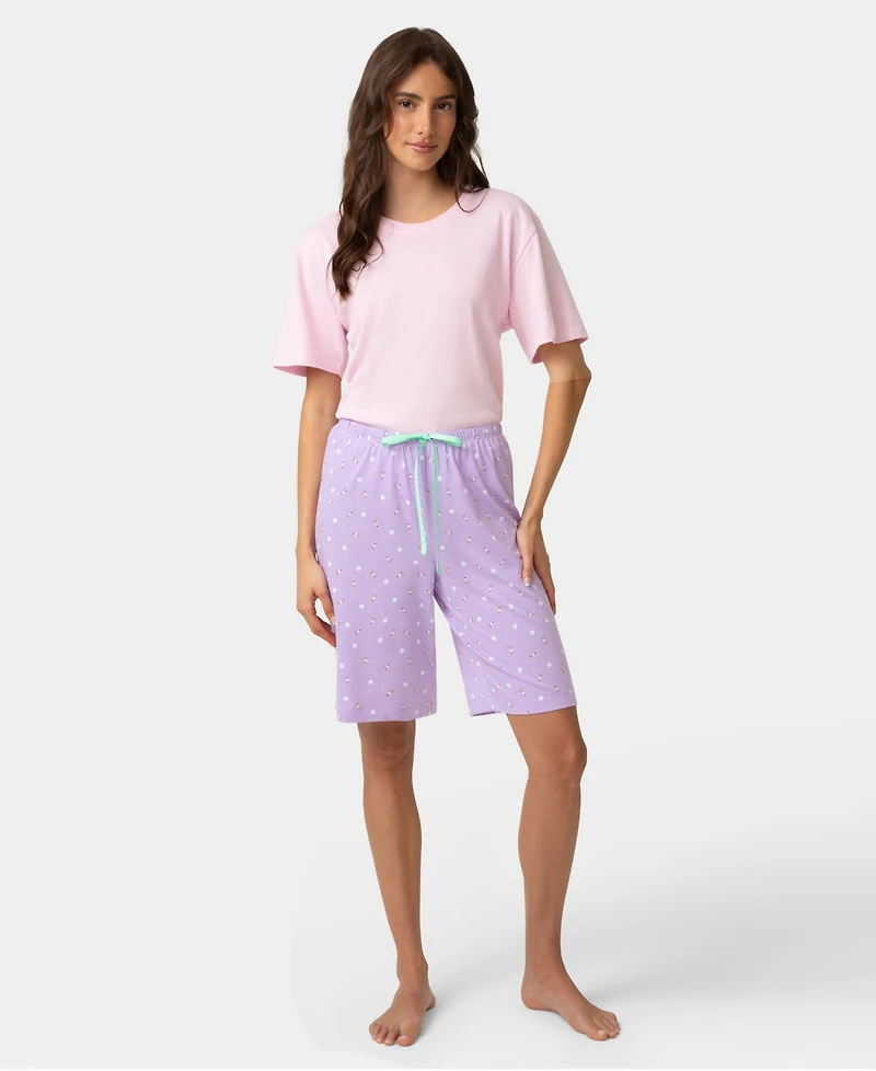 Hue Women's Chalk Dot Pj Bermuda