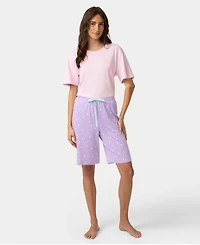 Hue Women's Chalk Dot Pj Bermuda