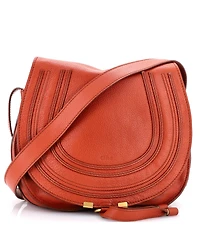 Pre-Owned Chloe Medium Marcie Saddle Bag Leather