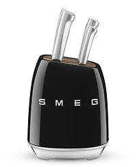Smeg 50's Retro Style Aesthetic 7-Pc. Knife Block Set