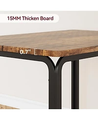 gaomon 5-Piece 4-Person Space-Saving Square Dining Set