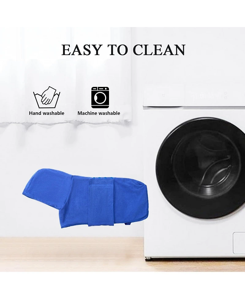 Aronkl Microfiber Super Absorbent Dog Drying Coat