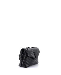 Pre-Owned Saint Laurent Loulou Shoulder Bag Matelasse Chevron Leather