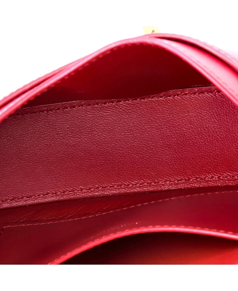 Pre-Owned Saint Laurent Mini Voltaire Shoulder Bag Leather