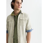 Scotch & Soda Men's Regular-Fit Long-Sleeve Cotton Collared Shirt