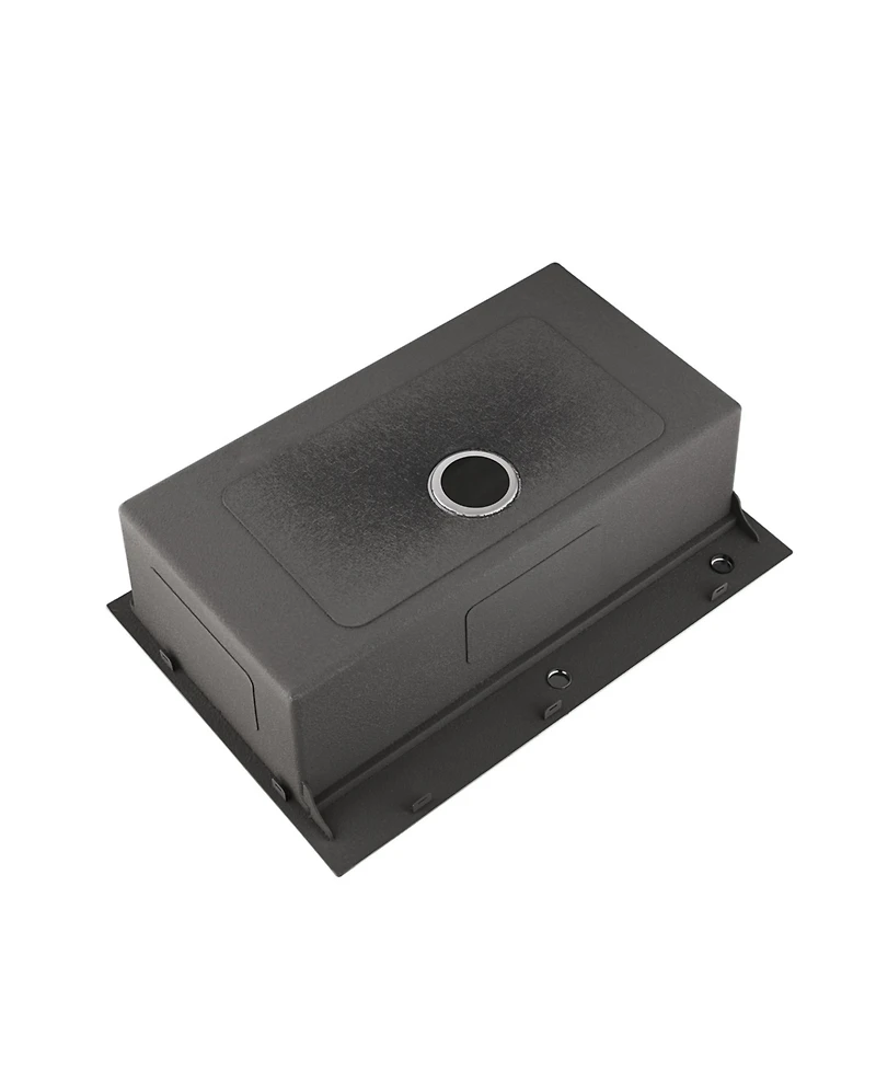 Busdays Stainless Steel Kitchen Sink, 33x22 Single Bowl, Overmount Handmade Sink in Brushed, with Cutting Board, Colander, Grid, Ls-SSBR01