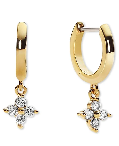 Ana Luisa Angela Gold-Plated Huggie Hoop Earrings