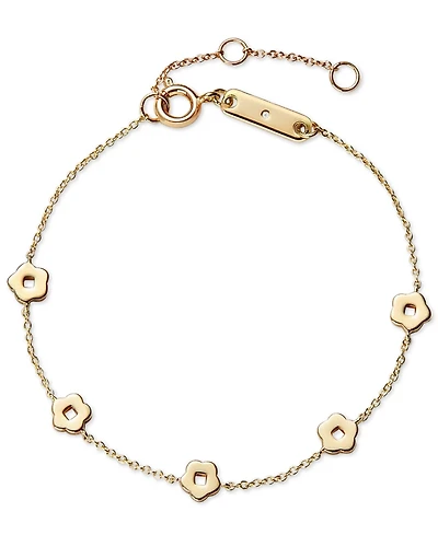 Ana Luisa Rowena Gold-Plated Flower Bracelet