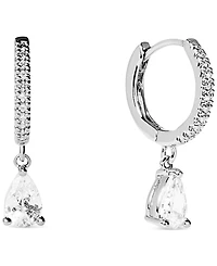 Ana Luisa Elise Delicate Silver Huggie Hoops Earrings
