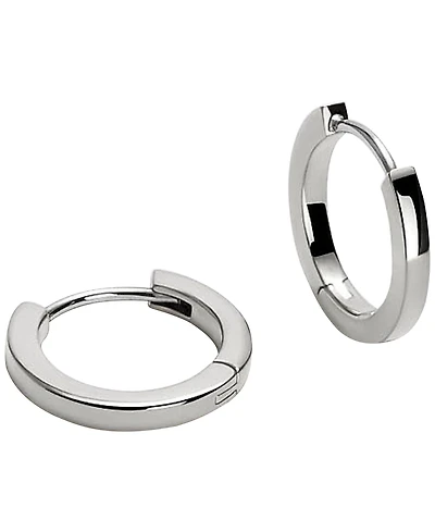 Ana Luisa Silver Huggie Hoop Earrings