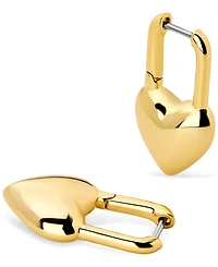 Ana Luisa Cameron Gold-Plated Heart Earrings