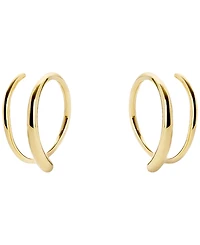 Ana Luisa Harley Gold-Plated Double Hoop Earrings