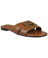 Giani Bernini Women's Ingridd Square Toe Flat Sandals, Macy's Exclusive