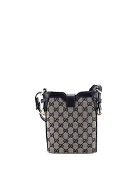Pre-Owned Gucci Mini Bucket Bag Gg Canvas with Leather