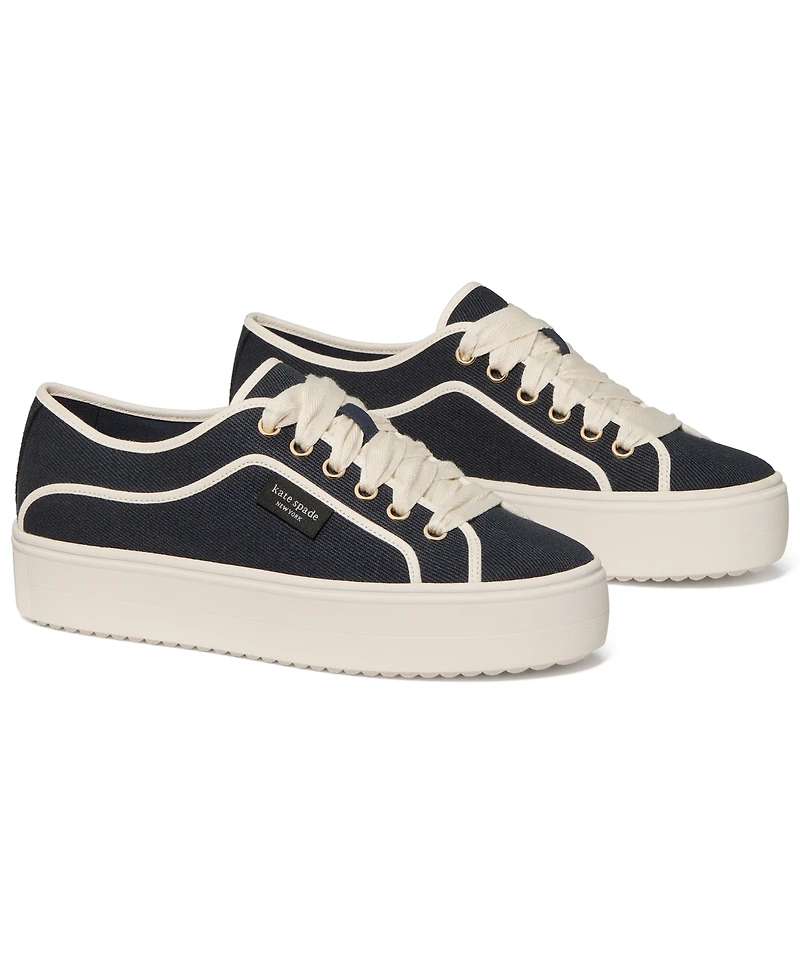 kate spade new york Women's Sam Icon Platform Lace-Up Sneakers