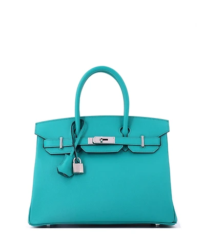 Pre-Owned HERMES Birkin 30 Handbag Epsom with Palladium Hardware