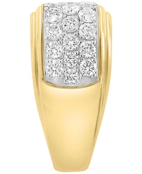 Effy Collection Lab Grown Diamond Ring (2-1/2 ct. t.w.) in Gold Over Silver