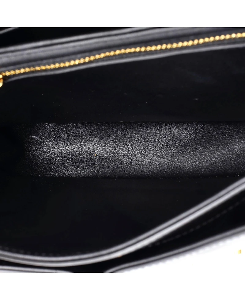 Pre-Owned Celine Triomphe Besace Clea Chain Flap Bag Leather