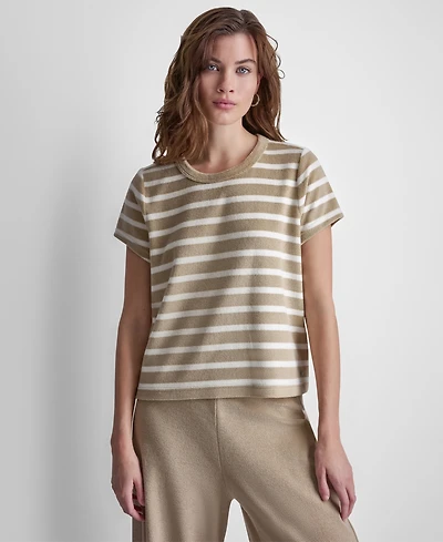 Dkny Jeans Petite Short-Sleeve Crew Neck T-Shirt