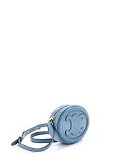 Pre-Owned Celine Mini Triomphe Oval Crossbody Bag Leather