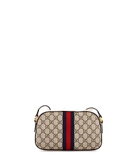 Pre-Owned Gucci Small Ophidia Camera Shoulder Bag Gg Coated Canvas with Leather