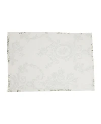 Saro Lifestyle Floral Toile Linen Blend Placemats, Set of 4