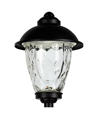 John Timberland Concord High Country Outdoor Landscape Path Lights Porch House Set of 2 Led Bulb Metal Clear Glass Shade