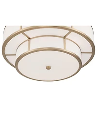 Possini Euro Design Zilina 19 Matte Brass 2-Tier 4-Light Chandelier