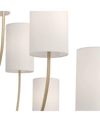 Possini Euro Design Maxine 40 Wide Matte Brass 12 Light Large Chandelier