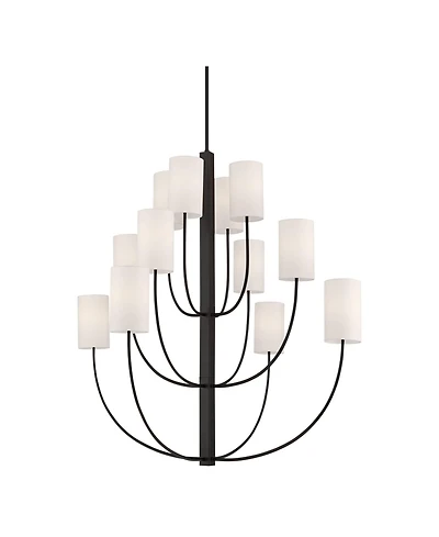 Possini Euro Design Possini Euro Maxine Wide Matte 12 Light Large Chandelier